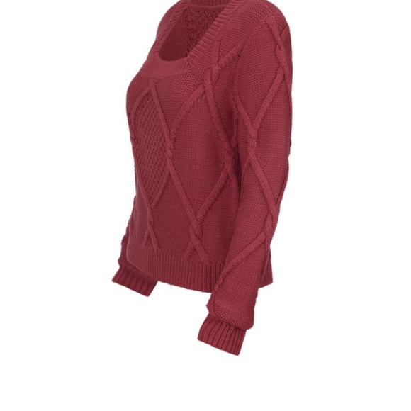 CAbi- square neck sweater- Size SMALL - Picture 2 of 13